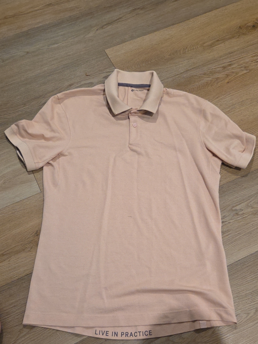 lululemon athletica Men's Polo in Pale Pink